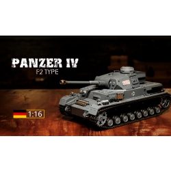 Czołg zdalnie sterowany ASG 1:16 German Panzer IV F-2 RTR 2.4Ghz - Heng Long 3859-1B